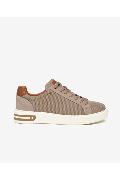Greyder Erkek Vizon Hakiki Deri Sneaker Ayakkabı 5Y1SA14813