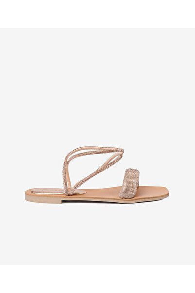 Greyder Kadın Pembe Taşlı Sandalet 4Y2WS59095