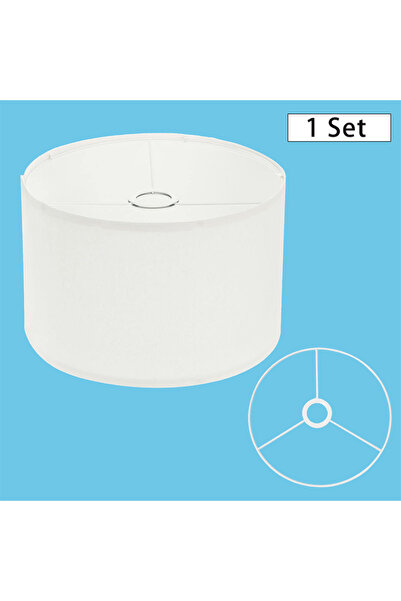 Choice1 White 1 pack Drum Lamp Shades for Table Lamp/ Floor Lamp 10.24' Top X...