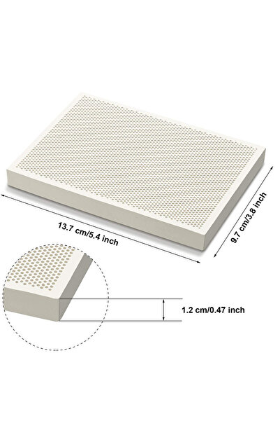 Choice1 Small Square Honeycomb Refractory Bricks for Gold Silver Copper Jewel...