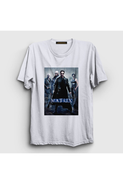 Presmono Unisex bela zaštitna folija The Matrix T-shirt 253653tt