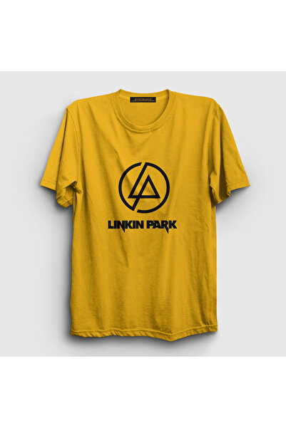 Presmono Unisex žuti logo Linkin Park T-shirt 97598tt
