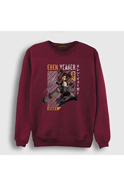 Presmono Unisex klaret crvena Eren fan anime majica Attack On Titan 125538tt