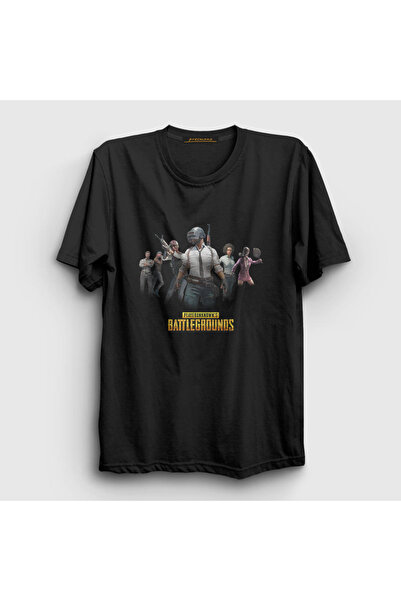 Presmono Unisex crni tim PUBG T-shirt 30590tt