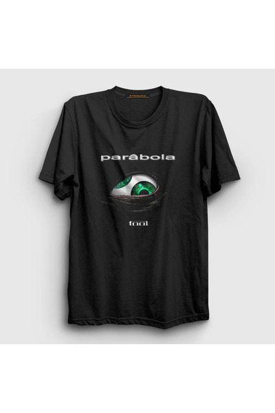Presmono Unisex Black Parabola Tool T-shirt178283tt