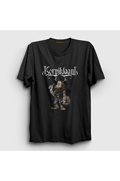 Presmono Unisex crni Boozer Korpiklaani T-shirt 161526tt
