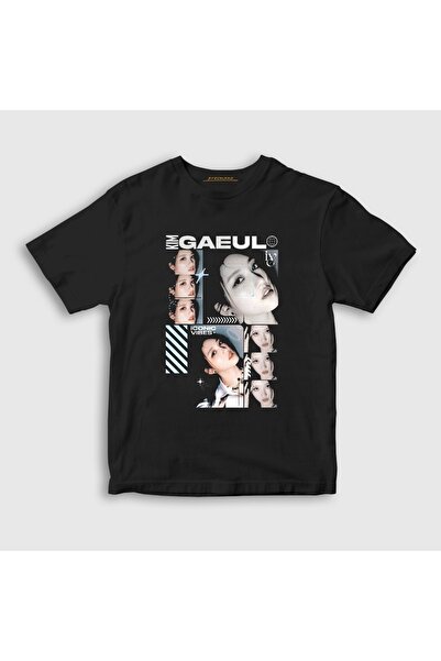 Presmono Unisex Kids Black Kim Gaeul K-Pop Ive T-Shirt 617686Tt