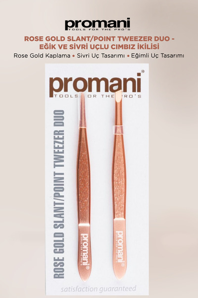Promani 2'li Rose Cımbız Seti Pr-928