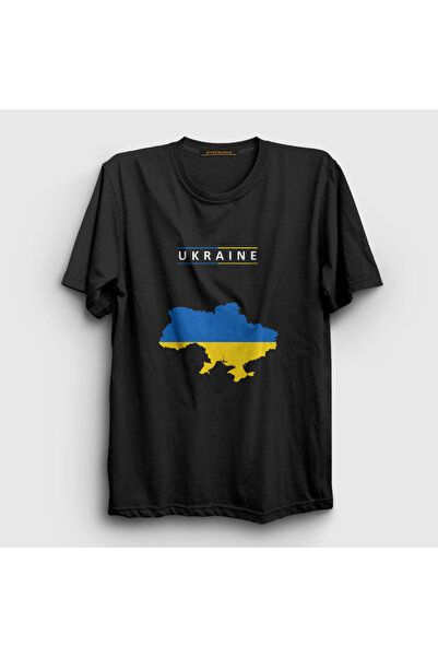 Presmono Tricou unisex cu steagul măpăului Ucrainei, steagul Ucrainei, 563310tt