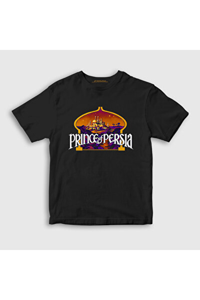 Presmono Unisex Kids Black Vintage Prince of Persia 1 T-Shirt 569872Tt