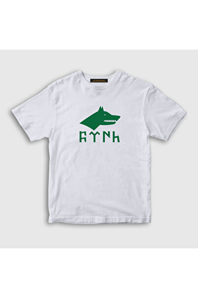 Presmono Bela turska zastava unisex za decu T-shirt - Kurt Bozkurt Sa deznom ...
