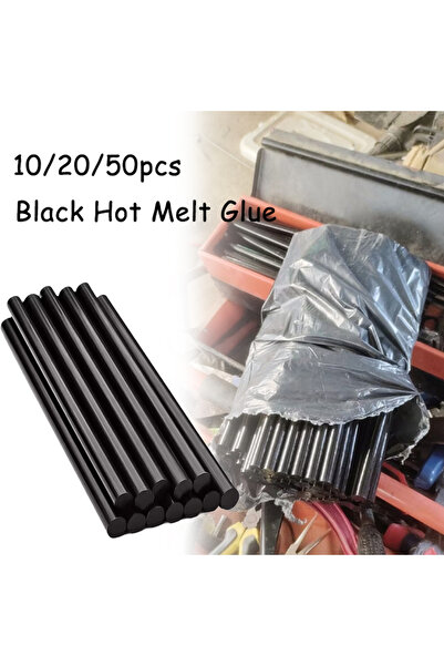Choice 10pcs 7x100mm 10/20/50pcs Black Hot Melt Glue Car Dent Repair Adhesive...