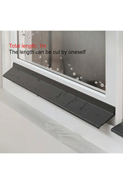 Choice1 1m Sliding Window Water Barrier - Heavy-Duty TPE Outdoor Window Drain...