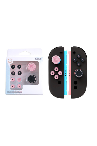 Choice5 8 Grip Caps Joystick Caps For Nintendo Switch 2 Thumb & ABXY Button S...