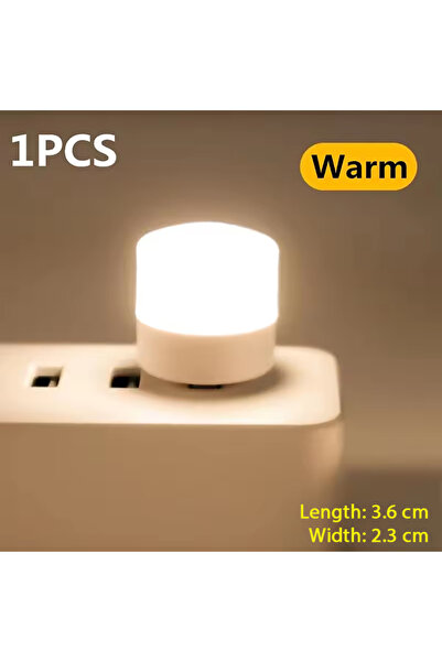 Choice 1Pc Mini USB Night Light, Warm , Eye Protection for Reading. LED Lamp ...