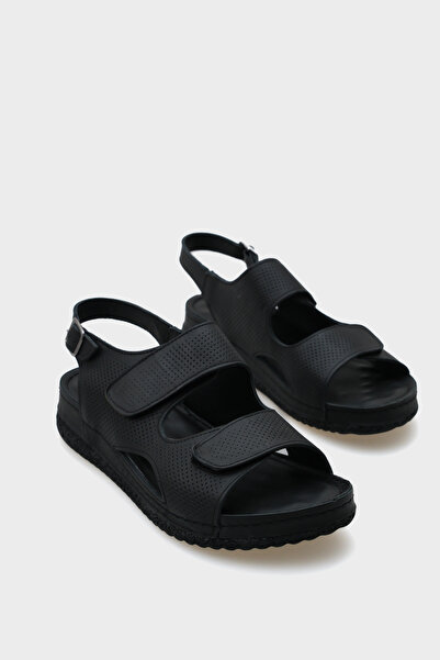 Capone Outfitters Kožené pohodlné anatomické dámske sandále Ember na suchý zips