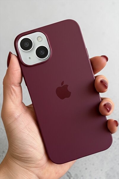 ProNorth Iphone 13-14 Uyumlu Kılıf Logolu Lansman Soft Yumuşak Içi Kadife Sil...