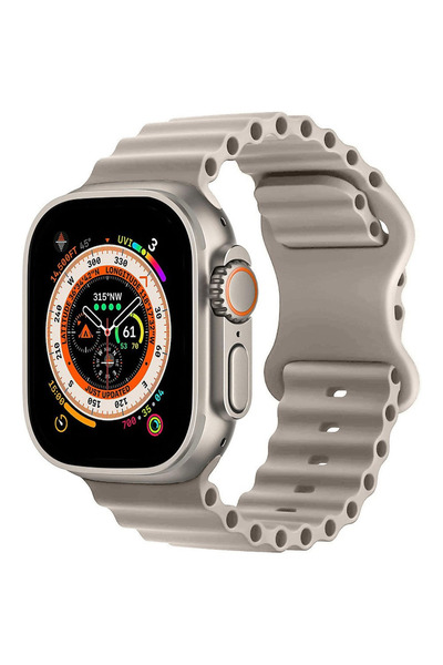 Casey Studios силиконов Ocean Loop Apple Watch Ultra 2/Ultra/SE/9/8/7/6/5/4/3...