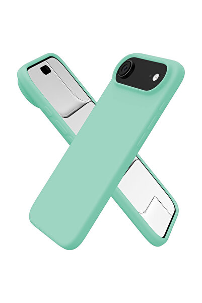 Casey Studios Apple iPhone 17 Air Калъф, силиконов, микрофибър, тънък, повдиг...