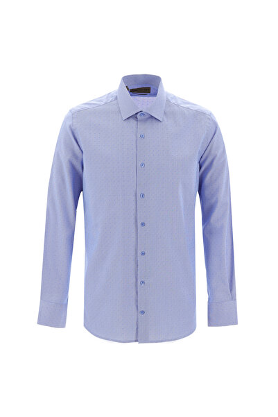 Abdullah Kiğılı Cămașă sport din bumbac, cu mânecă lungă, slim fit