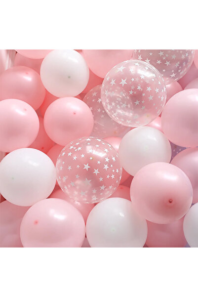 Choice 10pcs 12inch white pink A 10/20pcs 12inch Latex Balloons Set Clear Sta...