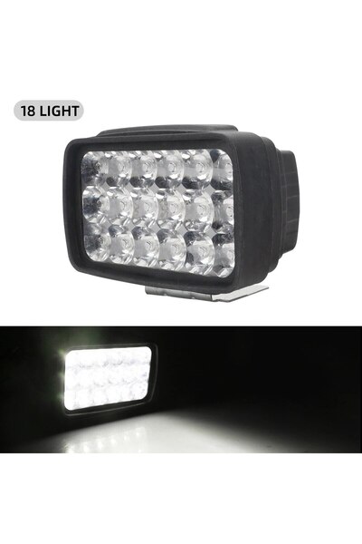 Choice 18LED 18 LED Super Bright Motorcycle Headlight Moto Auxiliary Lamp 600...