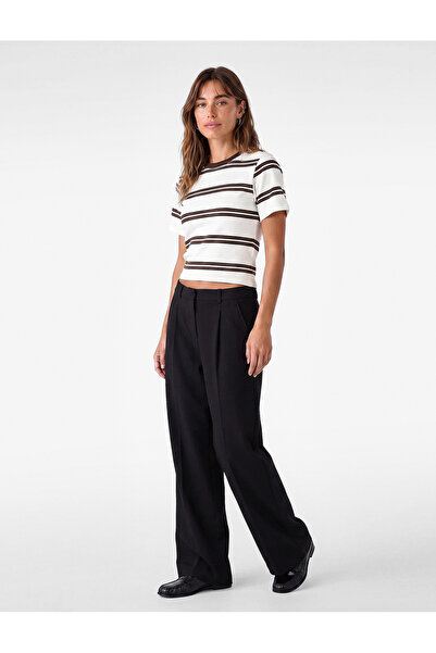 Koton Regular Fit Short Sleeve Crew Neck Striped T-Shirt