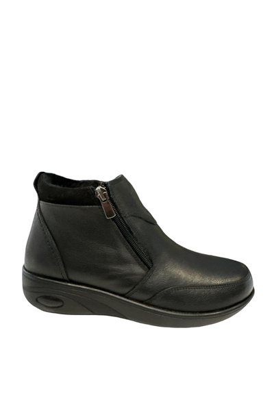 Castle Black Yldz-42646-121 Cizme clasice de damă din piele naturală, negre