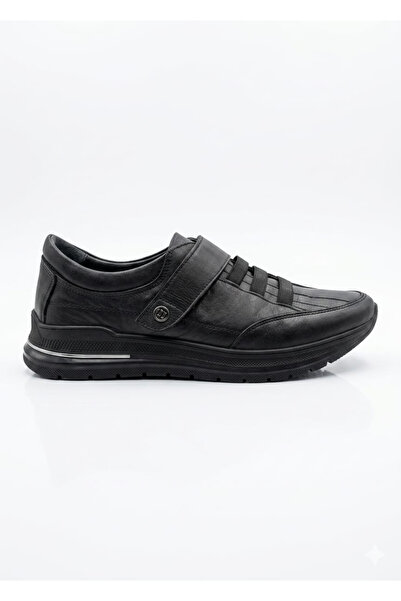 De Scario Moritto 58-Ç Orthopedic Genuine Leather Women's Shoes Black