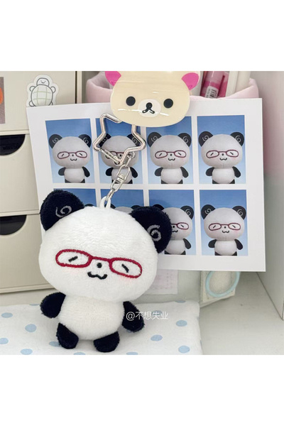 Choice 1PC black Cartoon Plush Doll Original Scroll Series Angel Roll Panda P...