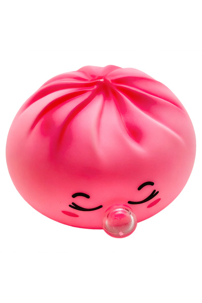 Choice8 Pink A Cute Dumpling Squishies Bubble Spitting Steamed Bun Squeeze To...