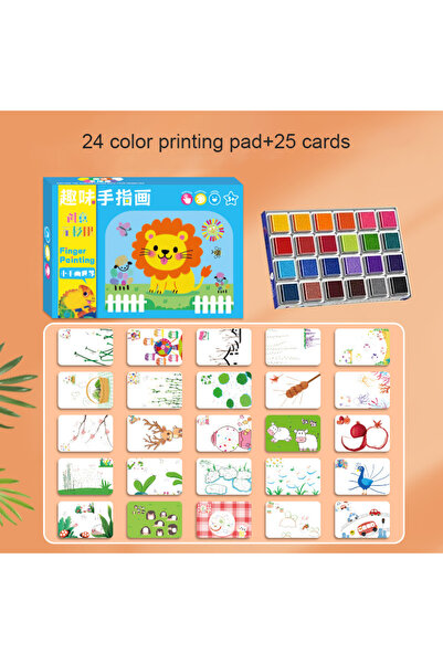 Choice1 B Children's Finger Print Ink Game Kindergarten DIY Graffiti Toys Kid...