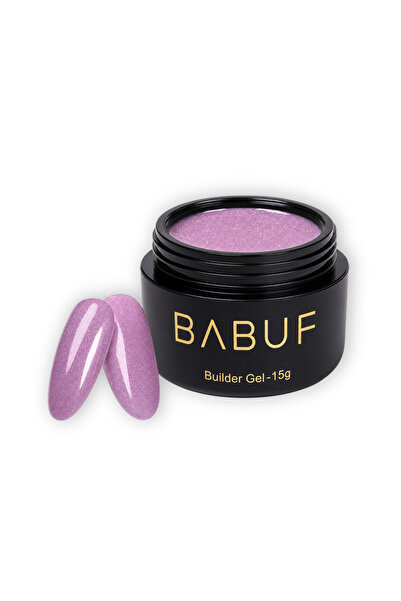 BABUF Gel de construcție reflectiv autonivelant BABUF, Lilac Sparkle, 15g