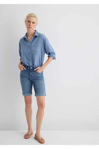 Mavi Alexis Gold Classic Hazy Light Jean Short 1441531330