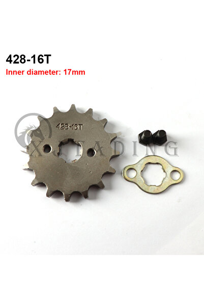 Choice3 16T-17mm Front Engine 428# 17mm 20mm 10T-19T Sprocket For KAYO BSE SS...