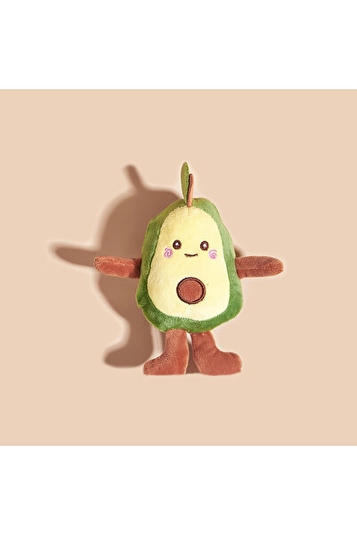 Choice green 1 cartoon avocado shaped pet plush toy for dogs to interact and ...