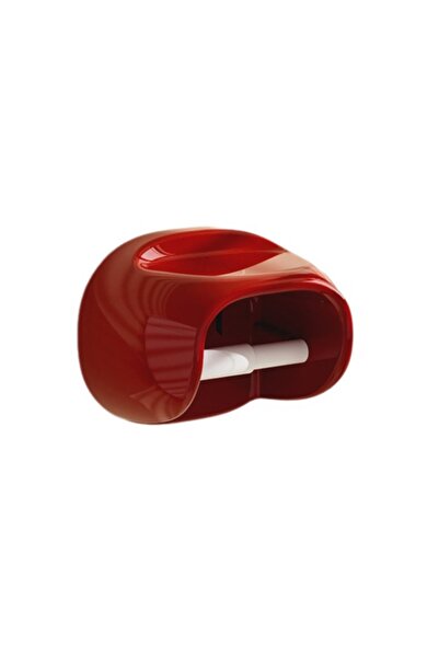 Choice1 Red No Punching Bathroom Roll Holder Wall Mounted Waterproof Toilet P...