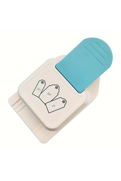 Choice 8710 Y 3-in-1 Round Label Hole Punch & 1.5 Inch, 2 Inch, 2.5 Inch Corn...