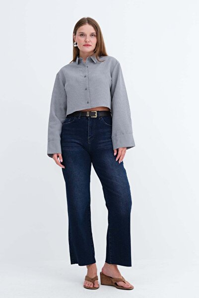 Addax Kemerli Jean Pantolon PN254