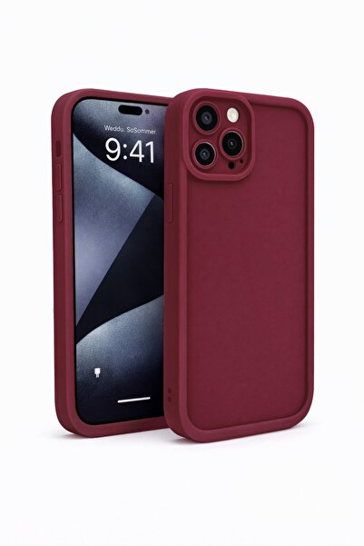 Vissona iPhone 13 Pro Kılıf – Kamera Çıkıntılı – Mat Silikon Telefon Kılıfı