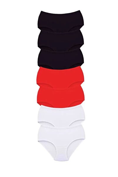 Generic Brand 7 Pieces Tutku Women's High Waist Bato Thick Rubber Panties S13...