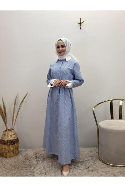 JOOQSTORE فستان رياضي مخطط
