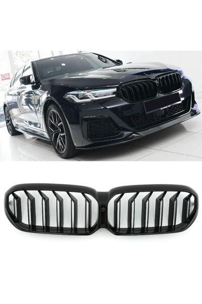 Angels Auto Grile Duble compatibile cu BMW Seria 5 G30 LCI (2019-up) Design P...