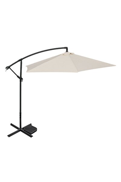 Zâna Casei Μπεζ Ομπρέλα Κήπου Ø3μ