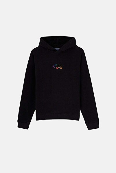 Reflect Studio Gergedan Υπέρ-απαλό Φούτερ με κουκούλα - Μαύρο