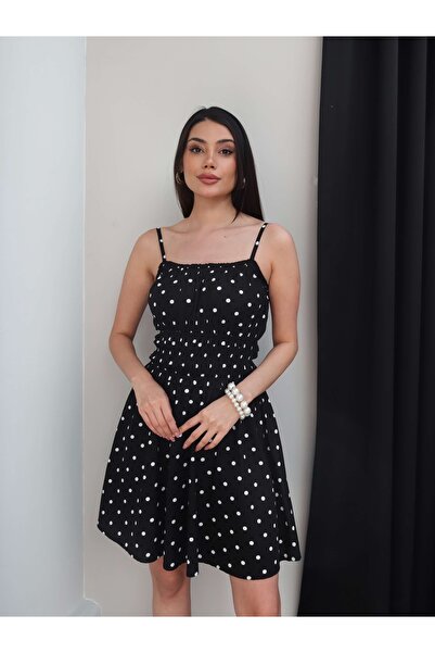 ESRAHELVACI Polka Dot Gipeli Mini Dress