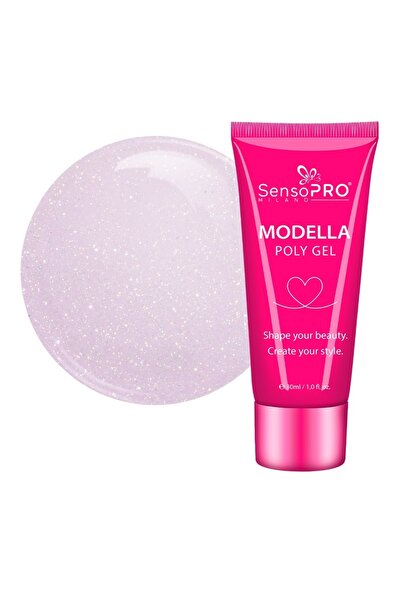 SensoPRO Milano Polygel MODELLA - Rosé Whisper, 30ml