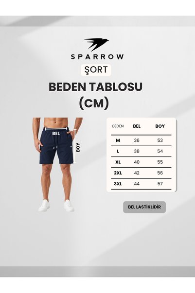 Sparrow Men's Breathable Fabric Regular High Printed Shorts