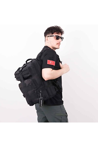 KORDAK Μαύρο Τακτικό Σακίδιο Πλάτης 30 Λίτρων Εισαγόμενο – Υδατοαπωθητικό
