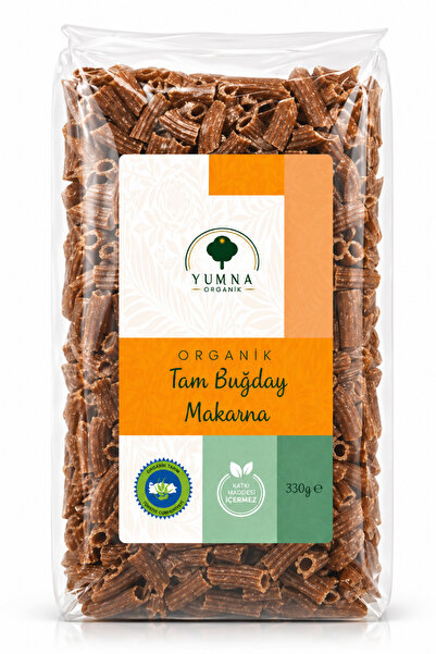Yumna Organik Organik Sertifikalı Tam Buğday Makarna Katkısız 330Gr.